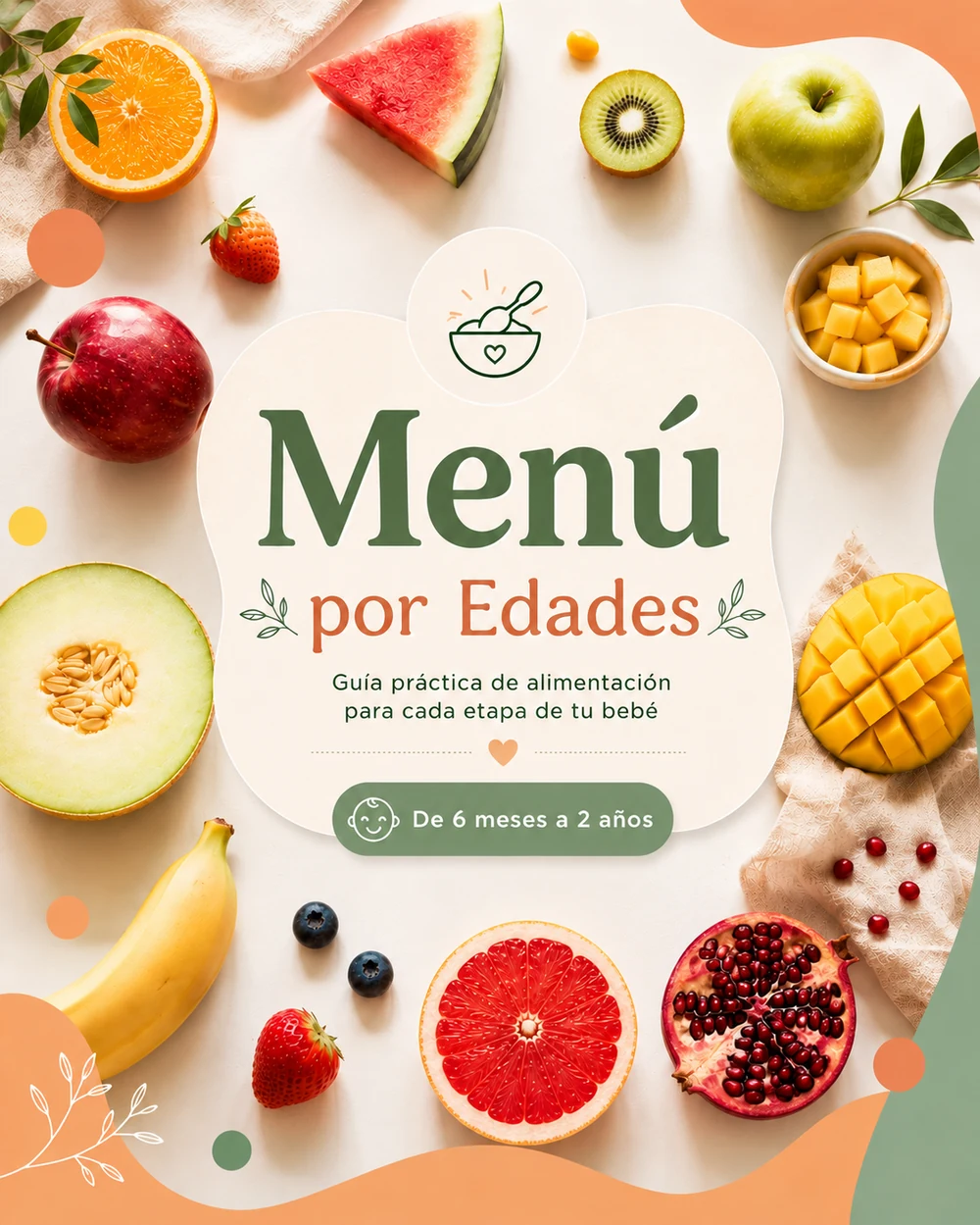 Portada del menú semanal por edades
